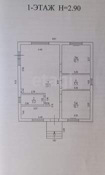 Дача 64м², 1-этажный, участок 4 сот.  