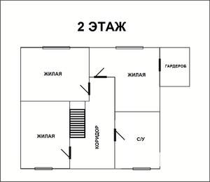 Дом 118м², 2-этажный, участок 4 сот.  