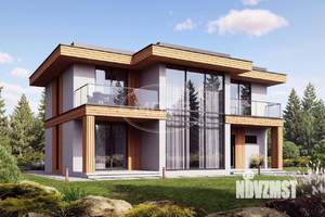 Дом 241м&sup2;, 2-этажный, участок 6 сот.  