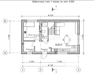 Дом 123м&sup2;, 2-этажный, участок 4 сот.  