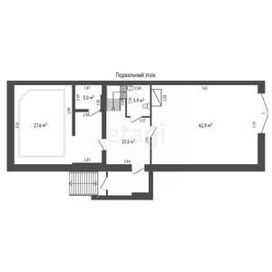 Таунхаус 150м², 3-этажный, участок 2 сот.  