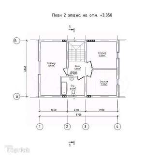 Таунхаус 126м², 2-этажный, участок 2 сот.  
