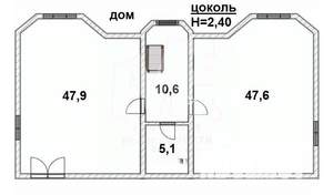 Дом 326м², 4-этажный, участок 5 сот.  