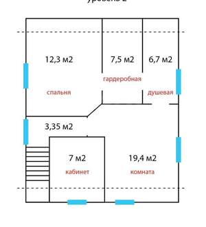 Дом 214м&sup2;, 3-этажный, участок 6 сот.  