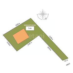 Дом 99м&sup2;, 2-этажный, участок 3 сот.  