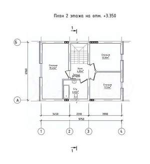 Таунхаус 126м&sup2;, 2-этажный, участок 2 сот.  