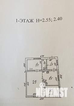 Дом 50м², 1-этажный, участок 7 сот.  