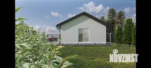 Дом 88м&sup2;, 1-этажный, участок 10 сот.  