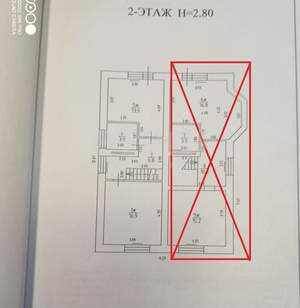 Дом 122м², 2-этажный, участок 4 сот.  