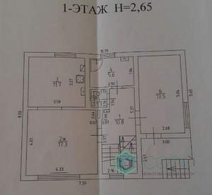 Дом 180м&sup2;, 2-этажный, участок 6 сот.  