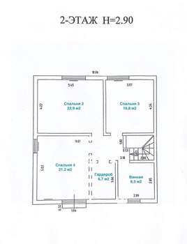 Таунхаус 182м², 2-этажный, участок 3 сот.  