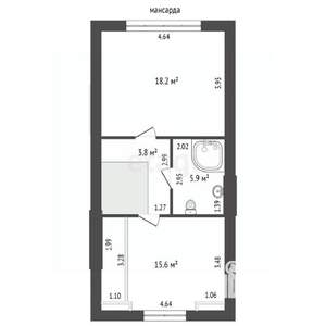 Таунхаус 138м², 3-этажный, участок 1 сот.  