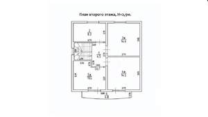 Дом 123м&sup2;, 2-этажный, участок 4 сот.  