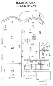 Дом 324м², 3-этажный, участок 6 сот.  
