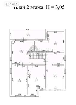 Коттедж 180м², 2-этажный, участок 3 сот.  