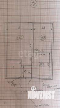 Дом 65м&sup2;, 1-этажный, участок 6 сот.  