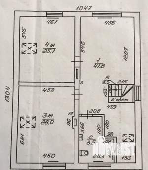 Дом 320м², 3-этажный, участок 6 сот.  