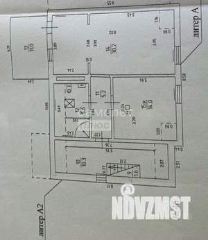 Коттедж 165м², 2-этажный, участок 6 сот.  