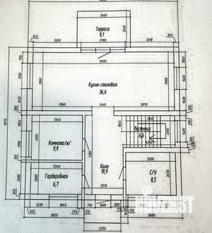 Дом 184м&sup2;, 2-этажный, участок 9 сот.  