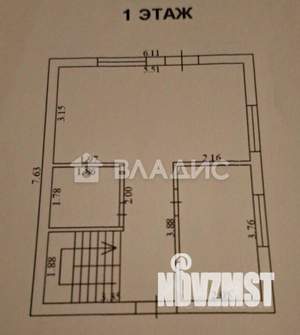 Дом 74м&sup2;, 2-этажный, участок 7 сот.  