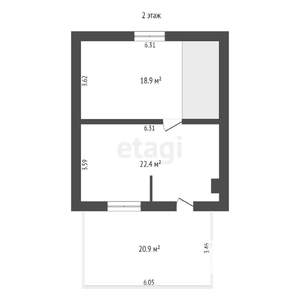 Дом 130м², 2-этажный, участок 10 сот.  