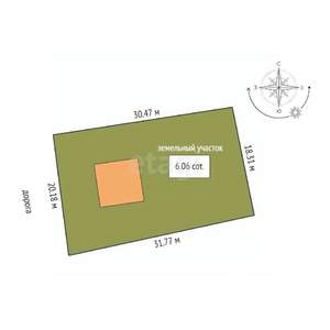 Дача 104м², 1-этажный, участок 6 сот.  