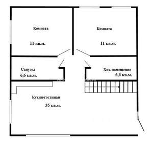 Дача 100м², 1-этажный, участок 4 сот.  