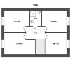 Дом 120м², 2-этажный, участок 5 сот.  