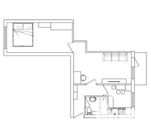 2-к квартира, посуточно, 42м2, 2/5 этаж