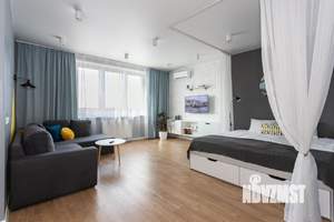 1-к квартира, посуточно, 55м2, 1/1 этаж