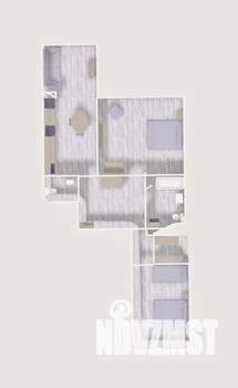 3-к квартира, посуточно, 80м2, 12/14 этаж