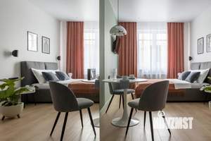 1-к квартира, посуточно, 25м2, 1/1 этаж