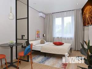 1-к квартира, посуточно, 21м2, 1/1 этаж