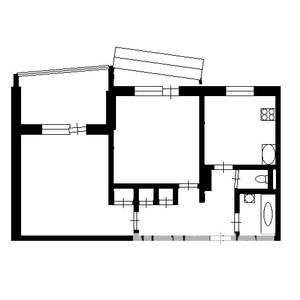2-к квартира, на длительный срок, 51м2, 2/5 этаж