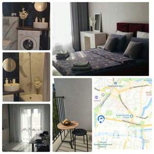 1-к квартира, посуточно, 44м2, 1/1 этаж