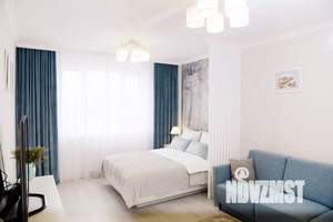 1-к квартира, посуточно, 43м2, 1/1 этаж