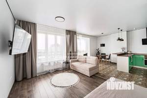 Студия квартира, посуточно, 45м2, 8/9 этаж