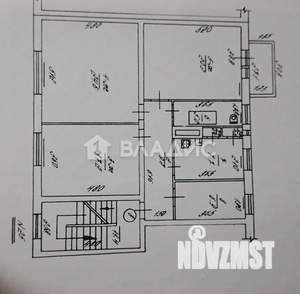 3-к квартира, на длительный срок, 92м2, 2/4 этаж