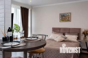 Студия квартира, посуточно, 43м2, 8/9 этаж