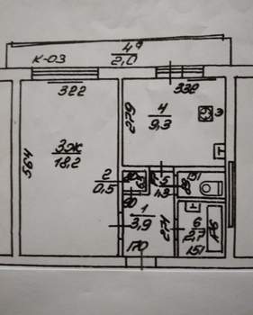 1-к квартира, на длительный срок, 36м2, 11/12 этаж