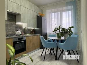 1-к квартира, на длительный срок, 39м2, 4/5 этаж