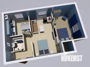 2-к квартира, посуточно, 45м2, 2/4 этаж