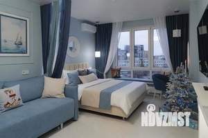 1-к квартира, посуточно, 43м2, 6/9 этаж