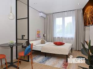 1-к квартира, посуточно, 21м2, 1/1 этаж