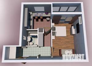 1-к квартира, посуточно, 35м2, 9/9 этаж