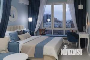 1-к квартира, посуточно, 43м2, 6/9 этаж