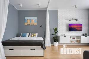 Студия квартира, посуточно, 43м2, 3/8 этаж