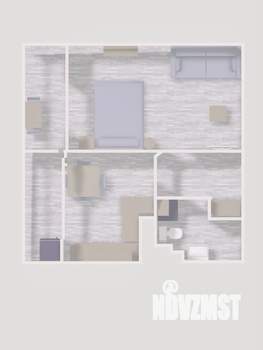 1-к квартира, посуточно, 45м2, 1/10 этаж