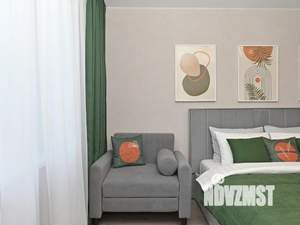 2-к квартира, посуточно, 48м2, 1/1 этаж