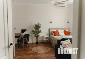 1-к квартира, посуточно, 45м2, 2/3 этаж